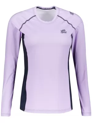 Ženska premium funkcionalna majica z dolgimi rokavi ALTISPORT VOJ/ALW078TR03 LILA