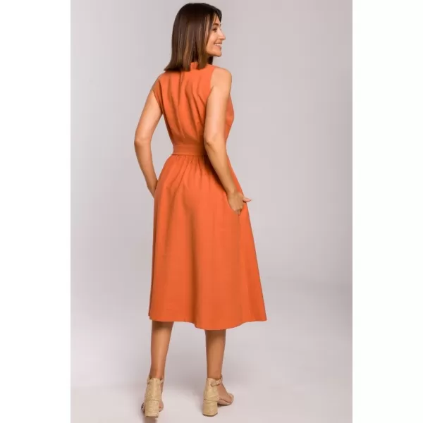  Obleka STYLOVE S224 ORANŽNA 