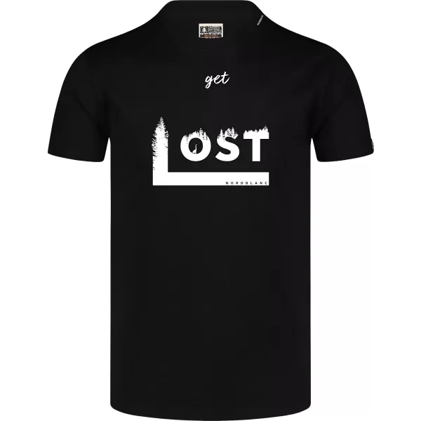  Moška majica s kratkimi rokavi NORDBLANC GETLOST NBSMT8154 ČRNA 