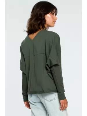 Ženska bluza BEWEAR B094 VOJAŠKO ZELENA