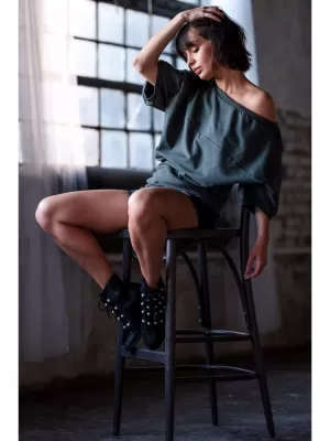 Ženska bluza BEWEAR B079 VOJAŠKO ZELENA