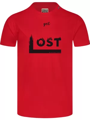 Moška majica s kratkimi rokavi NORDBLANC GETLOST NBSMT8154 RDEČA