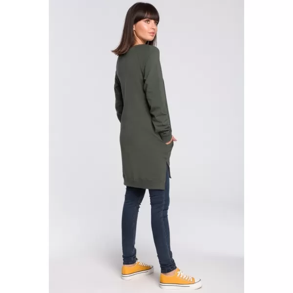  Ženski pulover BEWEAR B101 VOJAŠKO ZELENA 