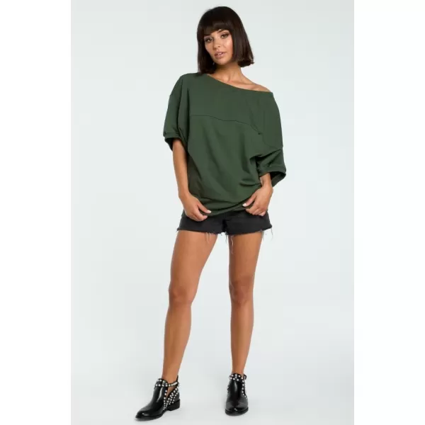  Ženska bluza BEWEAR B079 VOJAŠKO ZELENA 