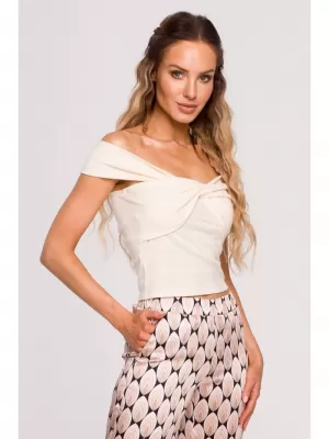 Ženski top MOE M680 KREMA