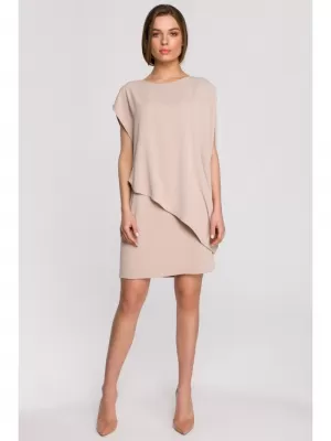 Obleka STYLOVE S262 BEŽ