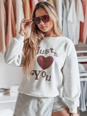 Damske trenirke DSTREET FEELME BY1475 SVETLO SIVA