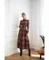 Obleka STYLOVE S291 RJAVA