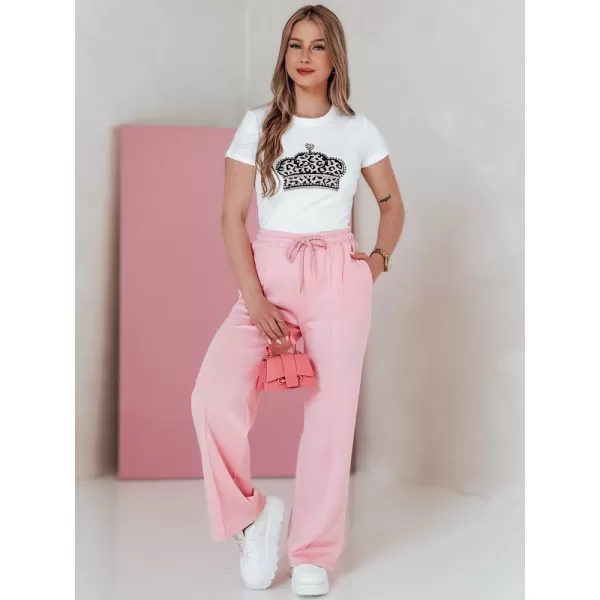  Ženske hlače DSTREET UY2699 ROZA 