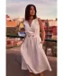 Obleka STYLOVE S224 EKRU