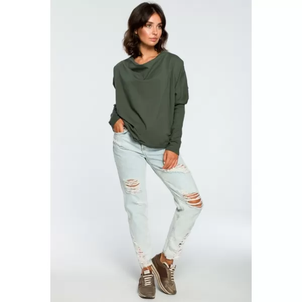  Ženska bluza BEWEAR B094 VOJAŠKO ZELENA 