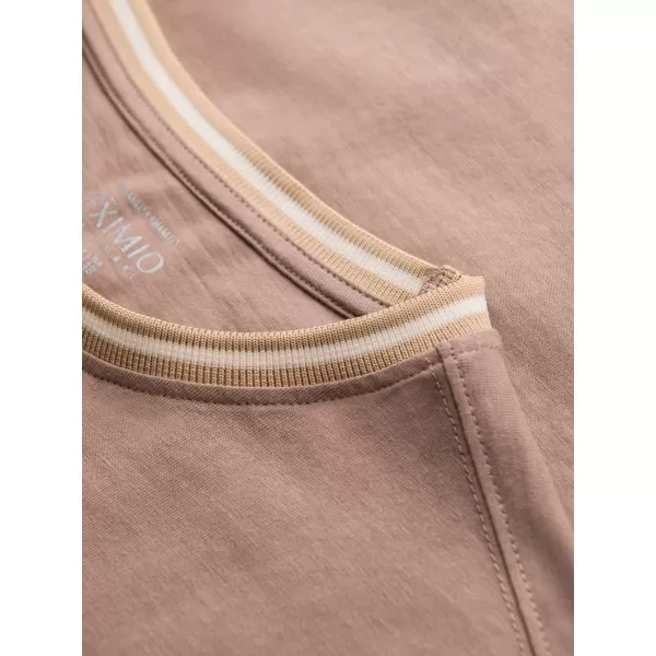  Srajca OMBRE OM-LSCL-0128 RJAVA 