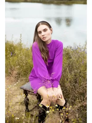 Obleka MAKOVER K078 SIVKA