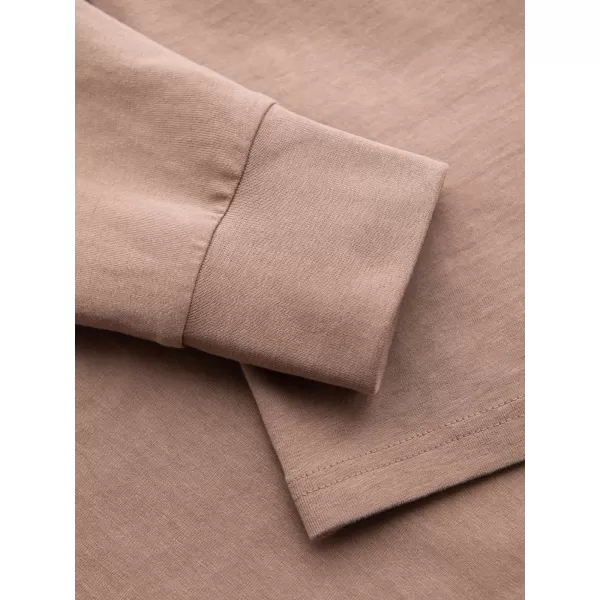  Srajca OMBRE OM-LSCL-0128 RJAVA 