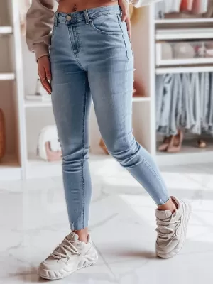 Ženske hlače DSTREET SKINNIZA UY2357 MODRO