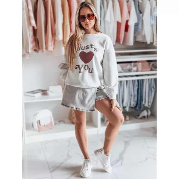  Damske trenirke DSTREET FEELME BY1475 SVETLO SIVA 