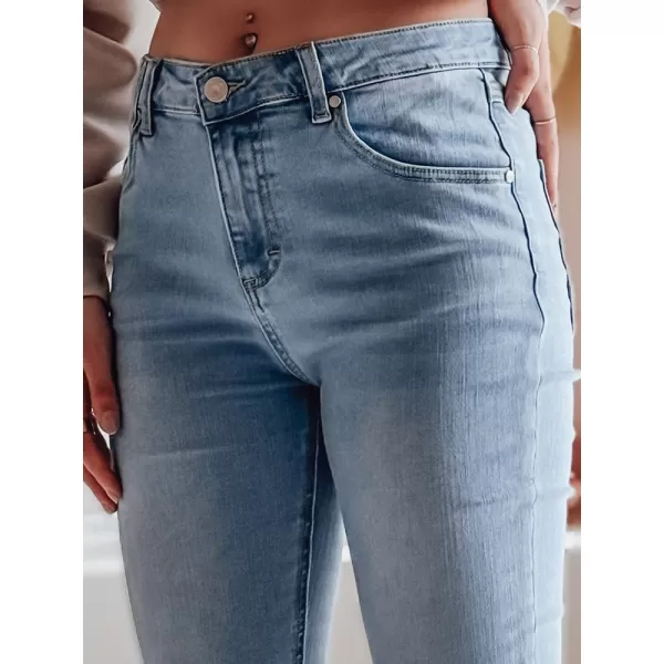  Ženske hlače DSTREET SKINNIZA UY2357 MODRO 