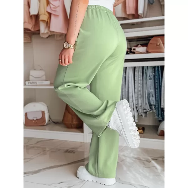  Ženske hlače DSTREET DRESSANIK UY2698 ZELENO 