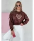 Damske trenirke DSTREET DESSER BY1463 BORDE