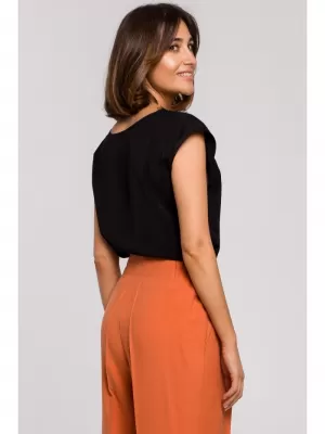 Ženska bluza STYLOVE S206 ČRNA