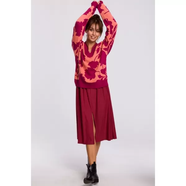  Ženski pulover BEWEAR BK056 ROZA 