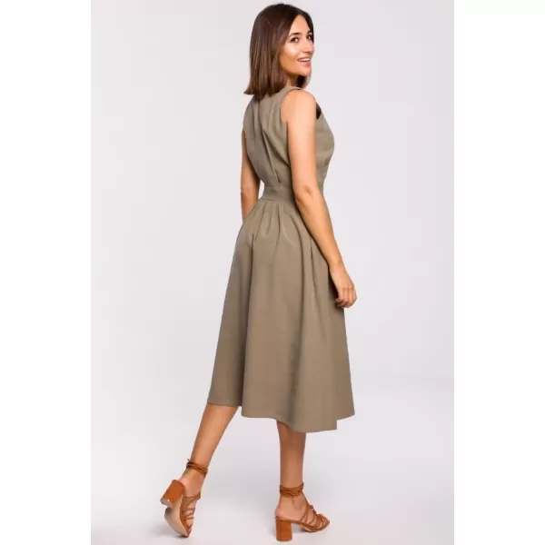  Obleka STYLOVE S224 KAKI 