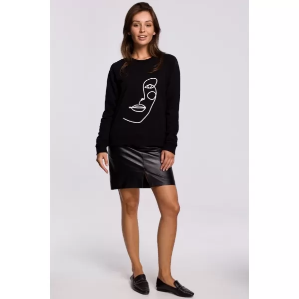  Ženski pulover BEWEAR B167 ČRNA 
