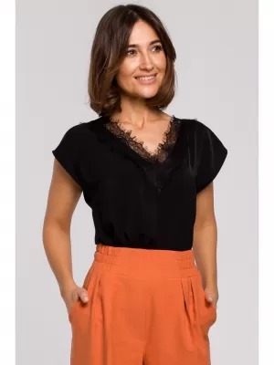 Ženska bluza STYLOVE S206 ČRNA