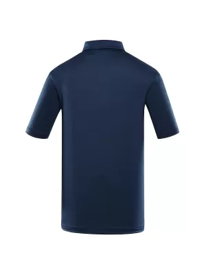 Moška T -majica z ovratnikom ALPINE PRO COOWEL 2 MODRO