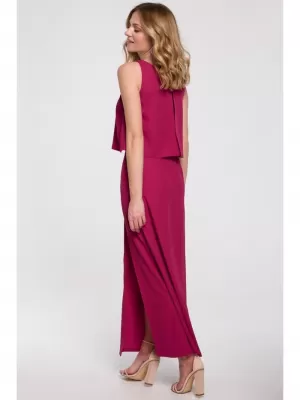 Obleka MAKOVER K048 SLIVA
