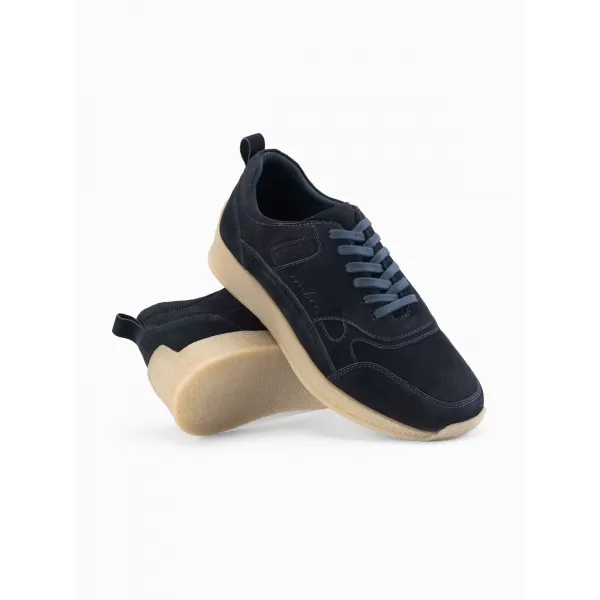  Moški čevlji OMBRE OM-FOSL-0205 MORNARSKO MODRO 