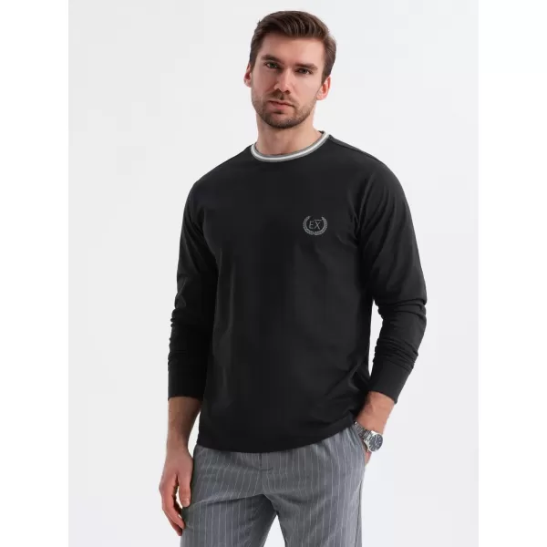  Srajca OMBRE OM-LSCL-0128 ČRN 