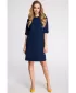 Obleka STYLOVE S113 MORNARSKO MODRA