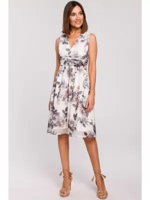 Obleka STYLOVE S225 BELA