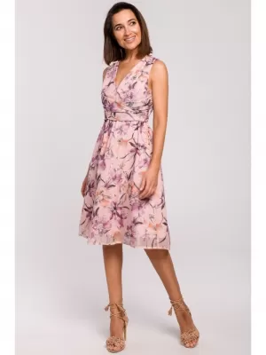 Obleka STYLOVE S225 ROZA