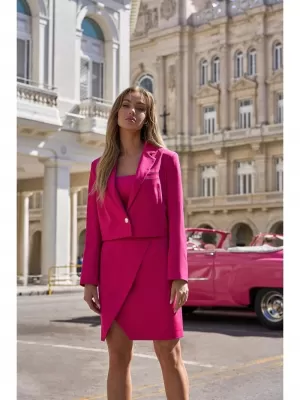 Ženska jakna MOE M745 FUKSIJA