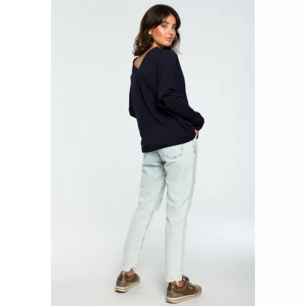  Ženska bluza BEWEAR B094 MORNARSKO MODRA 