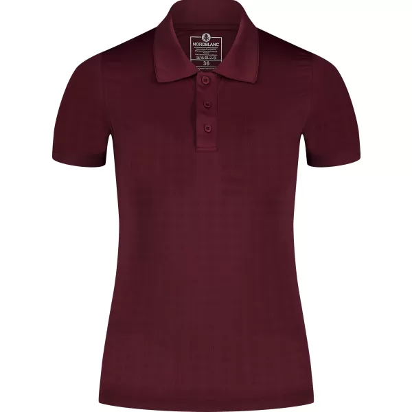  Ženska funkcionalna majica s kratkimi rokavi NORDBLANC BEAUTIFUL NBSLF8033 BORDO 