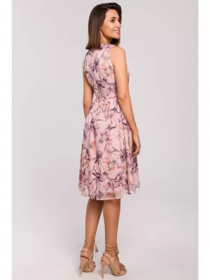 Obleka STYLOVE S225 ROZA