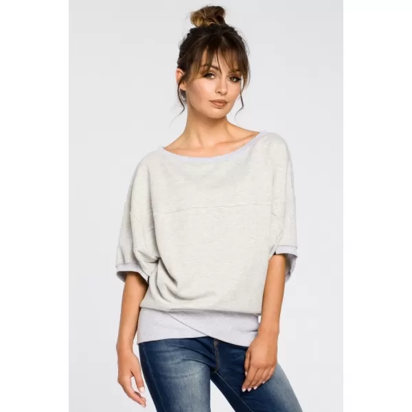  Ženska bluza BEWEAR B048 SVETLO SIVA 