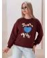 Damske trenirke DSTREET FEELME BY1474 BORDE