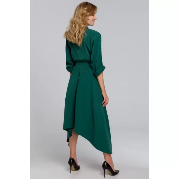  Obleka MAKOVER K086 ZELENA 