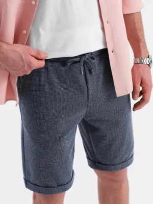 Kratke hlače OMBRE OM-SRCS-0177 MORNARSKO MODRO