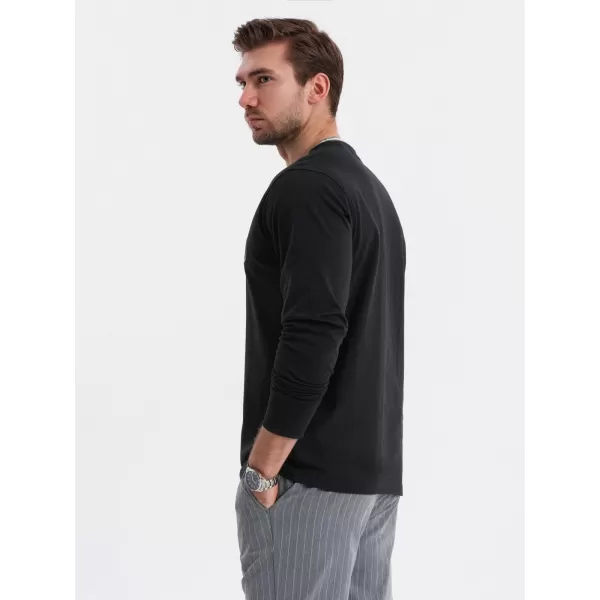  Srajca OMBRE OM-LSCL-0128 ČRN 