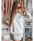 Damske trenirke DSTREET CHERSOFT BY1402 SVETLO SIVA