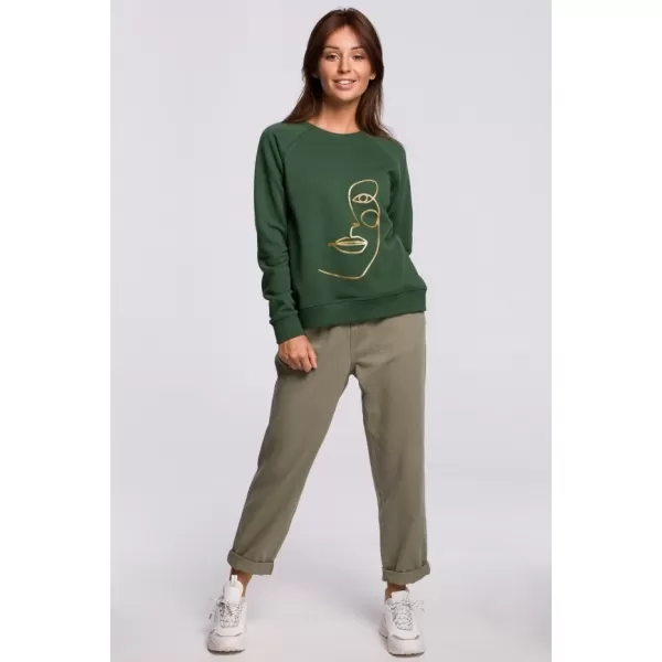 Ženski pulover BEWEAR B167 ZELENA TRATA 