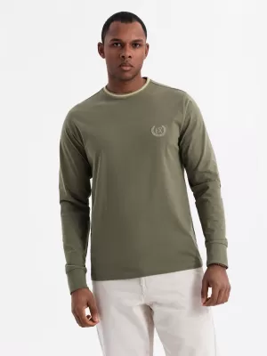 Srajca OMBRE OM-LSCL-0128 OLJK