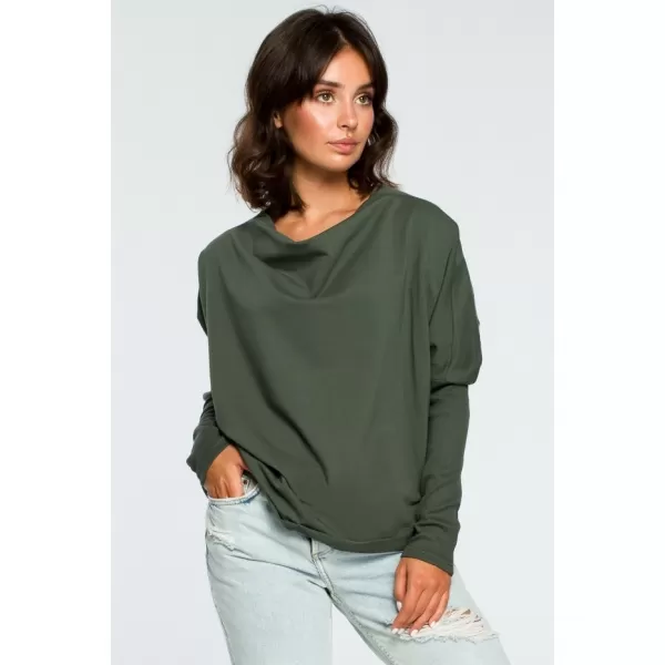  Ženska bluza BEWEAR B094 VOJAŠKO ZELENA 