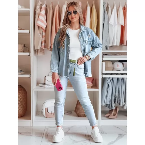  Ženske hlače DSTREET UY2422 MODRO 