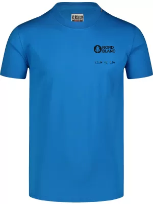 Moška majica s kratkimi rokavi NORDBLANC DOMESTIQUE NBSMT8148 MODRA